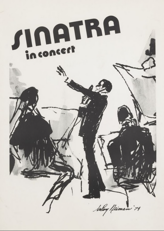 Sinatra in Concert Jazz Poster 24x36 - Iconic Performance, Classic Design - PosterFire.com