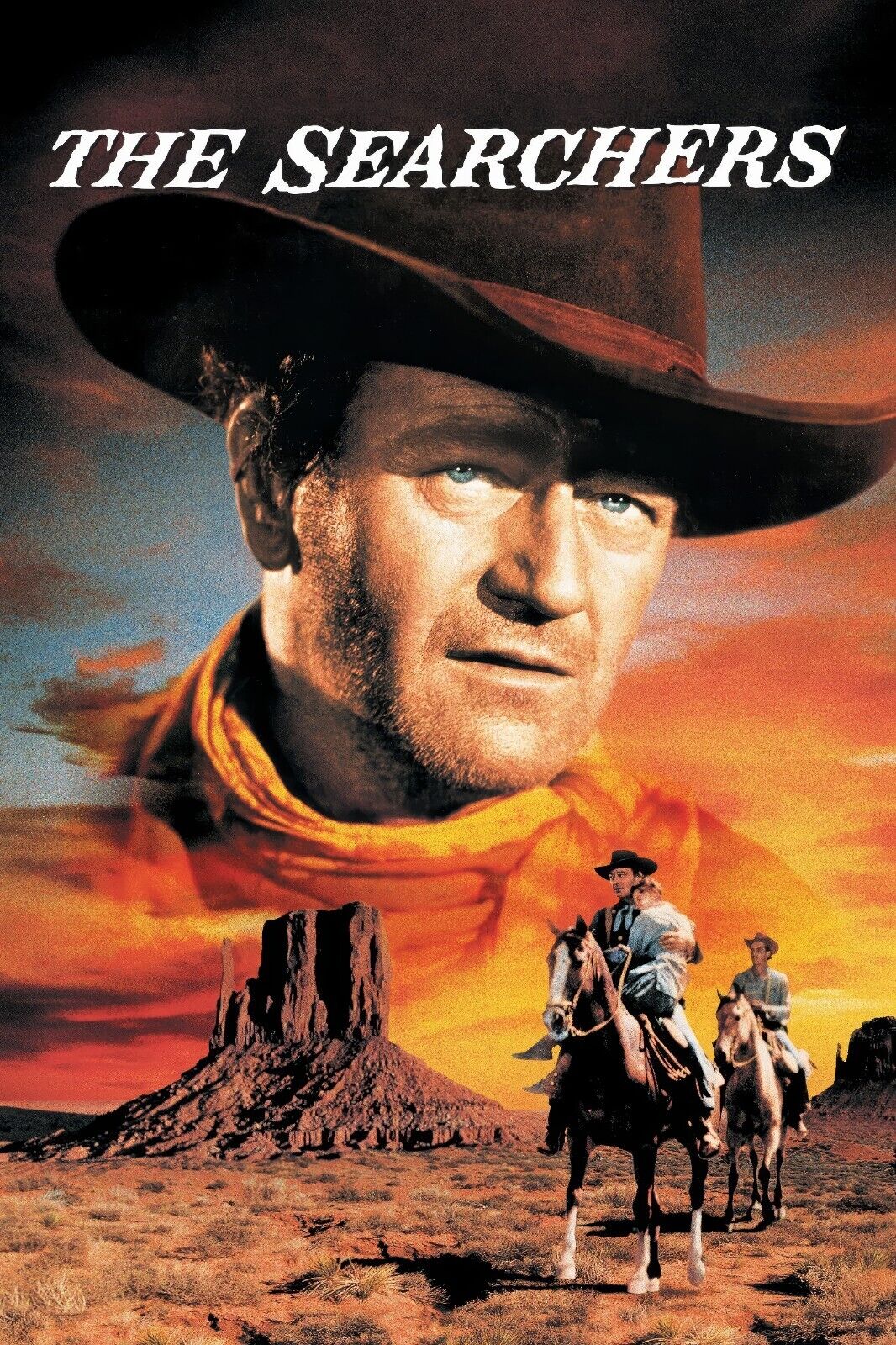 The Searchers 1956 Western Drama Poster 24x36 | John Wayne | Classic Frontier - PosterFire.com