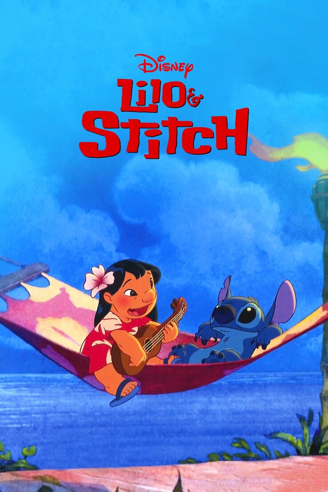 Lilo & Stitch 2002 24x36 Poster Disney Animated Family Adventure Film - PosterFire.com