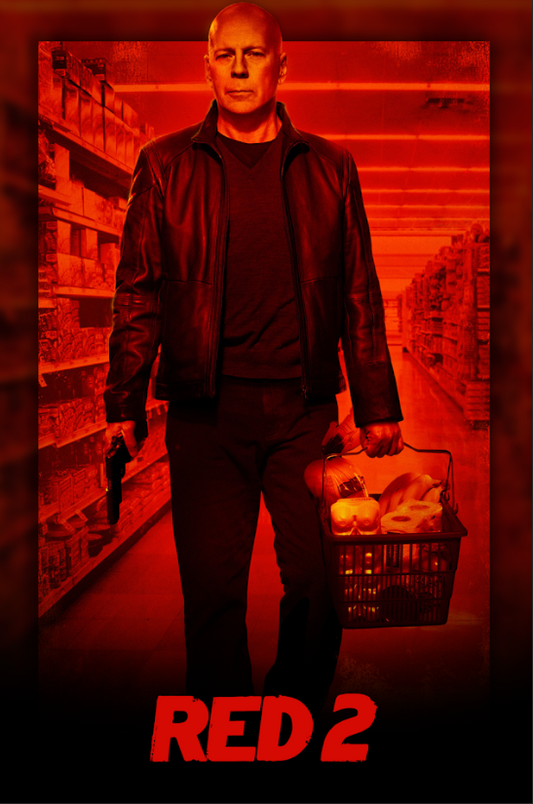 RED 2 2013 Movie Poster 24x36 - Action and Comedy Continue with Bruce Willis