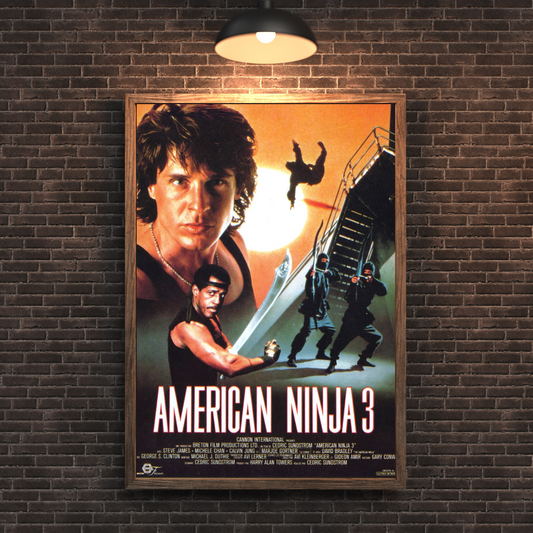 American Ninja 3 Movie Poster - Vintage Action Martial Arts Collectible