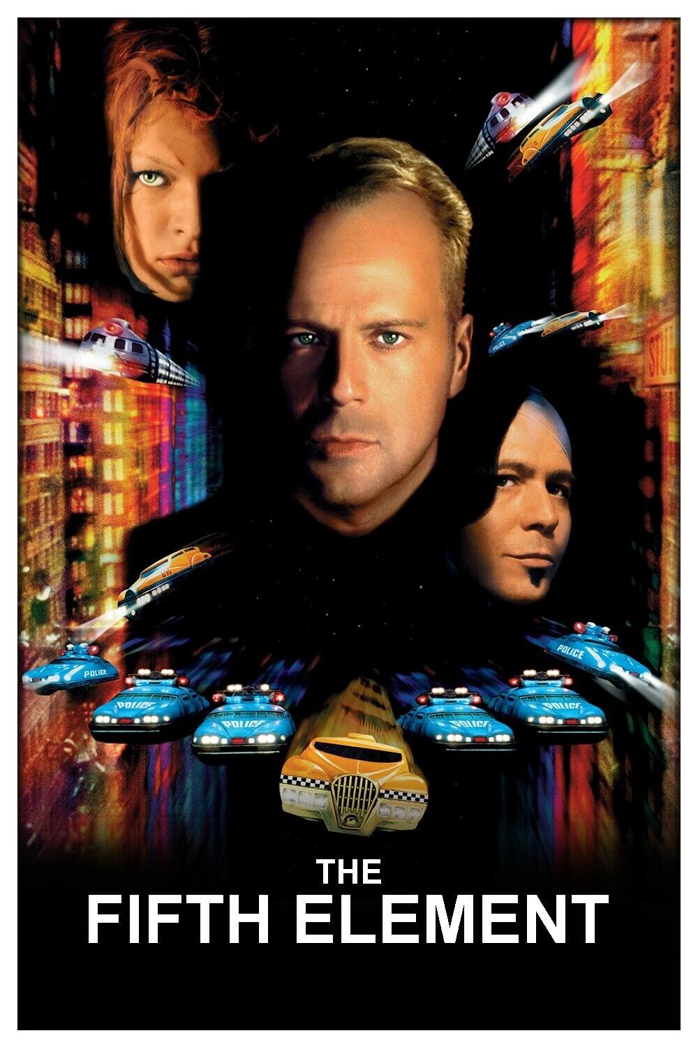 The Fifth Element 1997 Movie Poster 24x36 Bruce Willis Sci-Fi Action Film - PosterFire.com