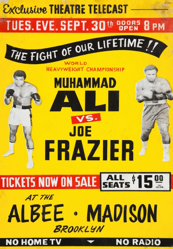 Muhammad Ali vs Joe Frazier Boxing Poster 24x36 - The Fight of the Century - PosterFire.com