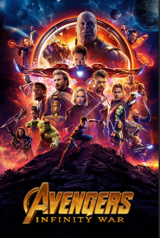 Avengers: Infinity War (2018) Poster 24x36 – Marvel Superhero Adventure, Epic - PosterFire.com