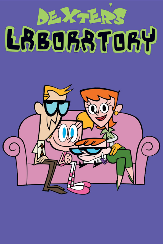 Dexter's Laboratory (1996) 24x36 Poster Animated TV Show Science Comedy Retro