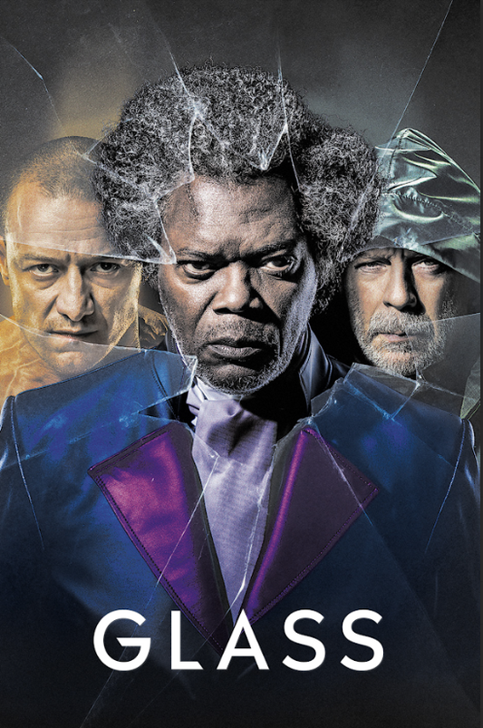 Glass 2019 Movie Poster 24x36 - Bruce Willis, James McAvoy, Superhero Drama - PosterFire.com