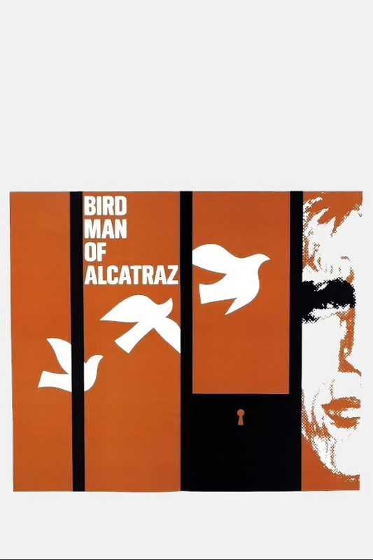 Birdman of Alcatraz 1962 Poster 24x36 - Burt Lancaster, True Crime Drama Art