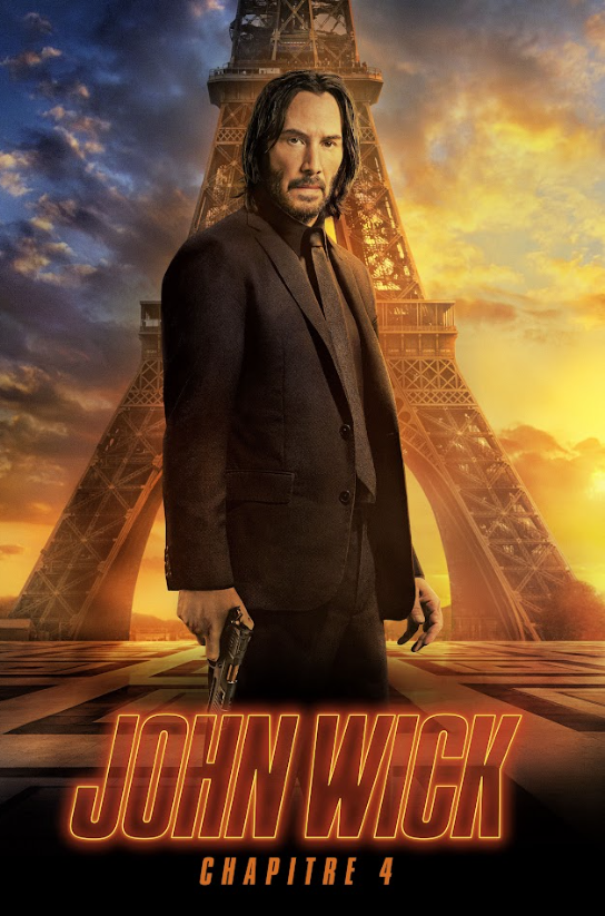 John Wick Chapter 4 2023 Movie Poster 24x36 - Action Blockbuster, Keanu Reeves - PosterFire.com