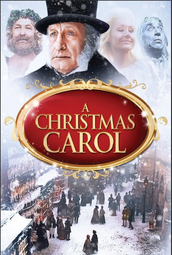 A Christmas Carol (1984) 24x36 Movie Poster - George C. Scott, Classic Holiday - PosterFire.com