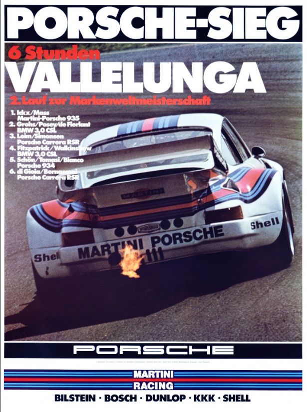 Vallelunga Car Racing Poster 24x36 – Vintage Motorsport Art, Classic Racing Even - PosterFire.com