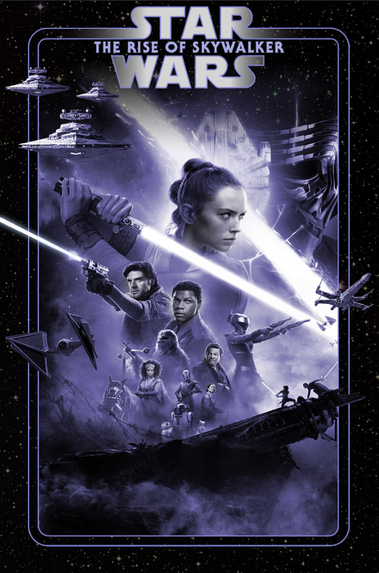 Star Wars: The Rise of Skywalker (2019) 24x36 Movie Poster Epic Sci-Fi Action - PosterFire.com