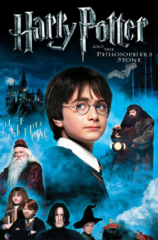 Harry Potter and the Philosopher's Stone 2001 Movie Poster 24x36 Fantasy Adventu - PosterFire.com