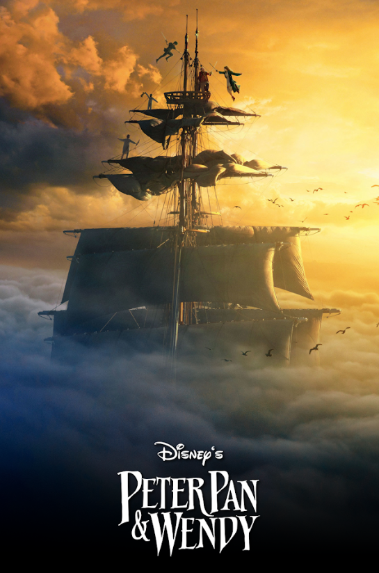 Peter Pan & Wendy (2023) Movie Poster 24x36 Disney Adventure Fantasy Art - PosterFire.com