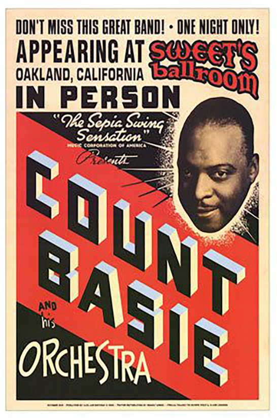 Count Basie Jazz Poster 24x36 - Legendary Big Band Leader, Swing Music Icon - PosterFire.com