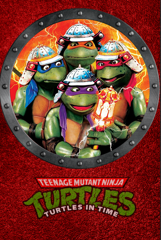 Teenage Mutant Ninja Turtles III (1993) 24x36 Movie Poster Classic Time Travel - PosterFire.com