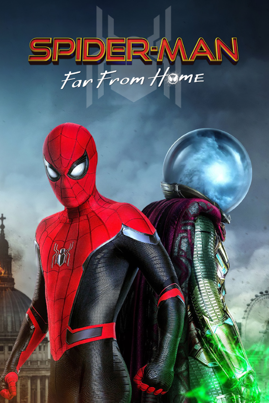 Spider-Man Far From Home 2019 Poster 24x36 - Tom Holland Marvel Action Adventure - PosterFire.com