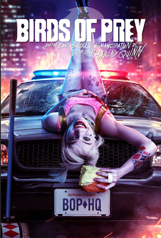 Birds of Prey (2020) Poster 24x36 - Harley Quinn, Action-Packed, Vibrant Art