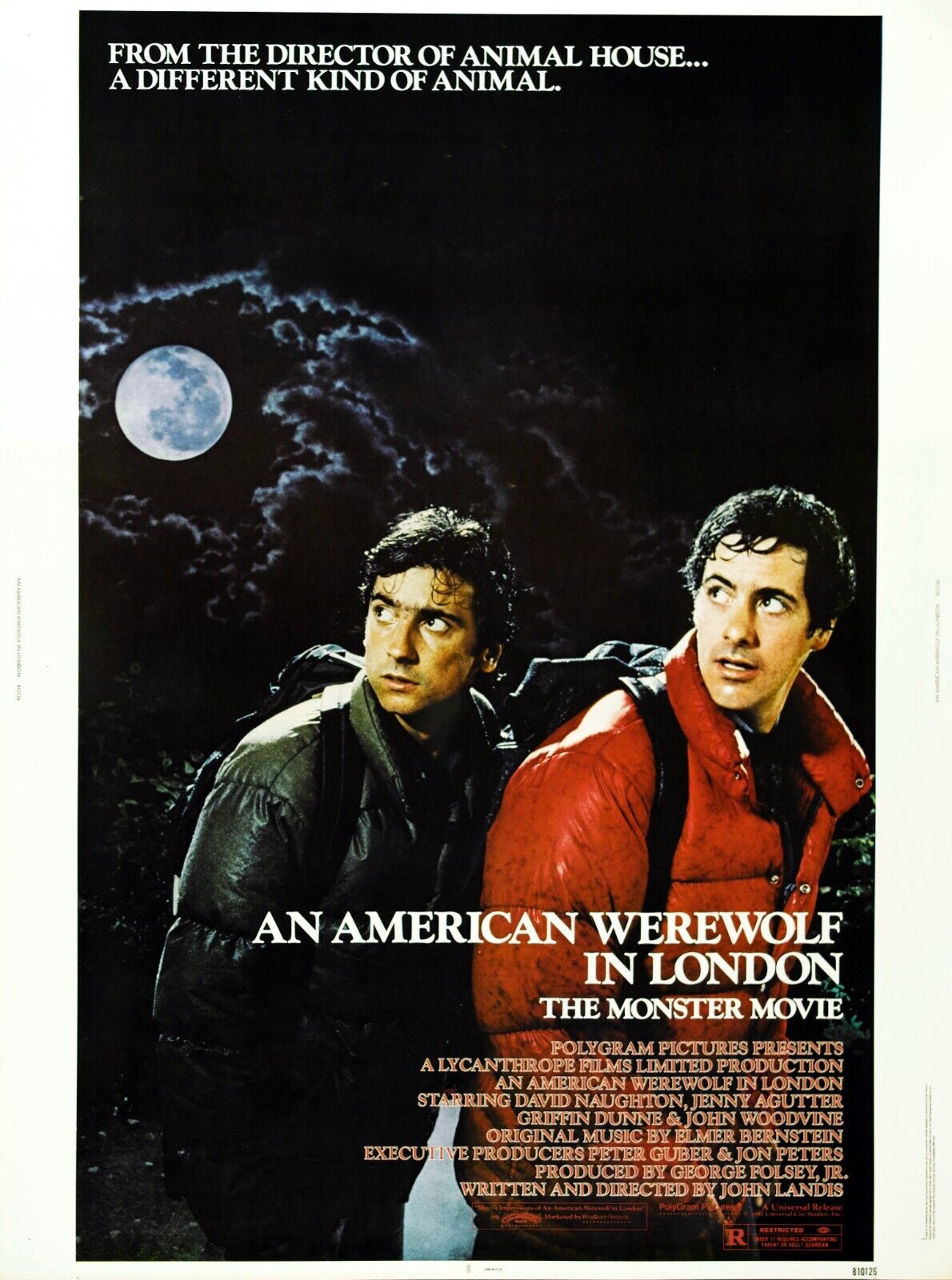 American Werewolf in London Movie Poster - Classic Monster Horror Collectible