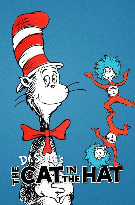 The Cat in the Hat 1971 Movie Poster 24x36 Animated Classic Dr. Seuss Family Fun