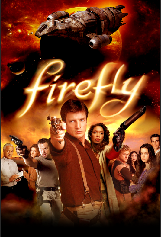 Firefly 2002 Poster 24x36 - Joss Whedon Sci-Fi Space Western TV Show Classic - PosterFire.com