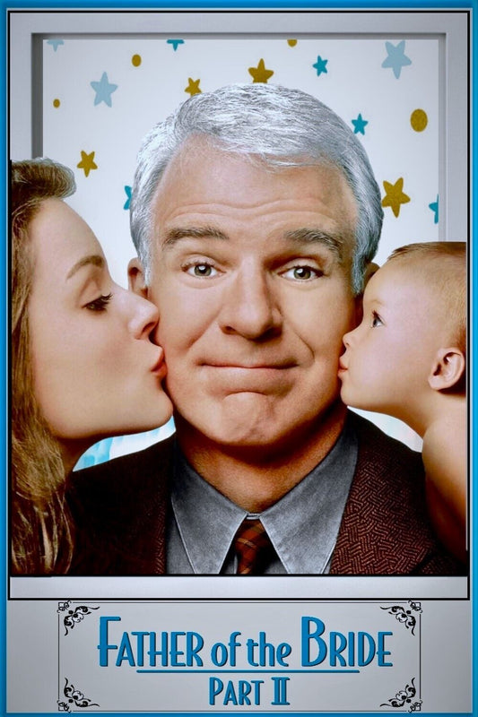 Father of the Bride Part II 1995 Movie Poster 24x36 - Steve Martin Family Comedy