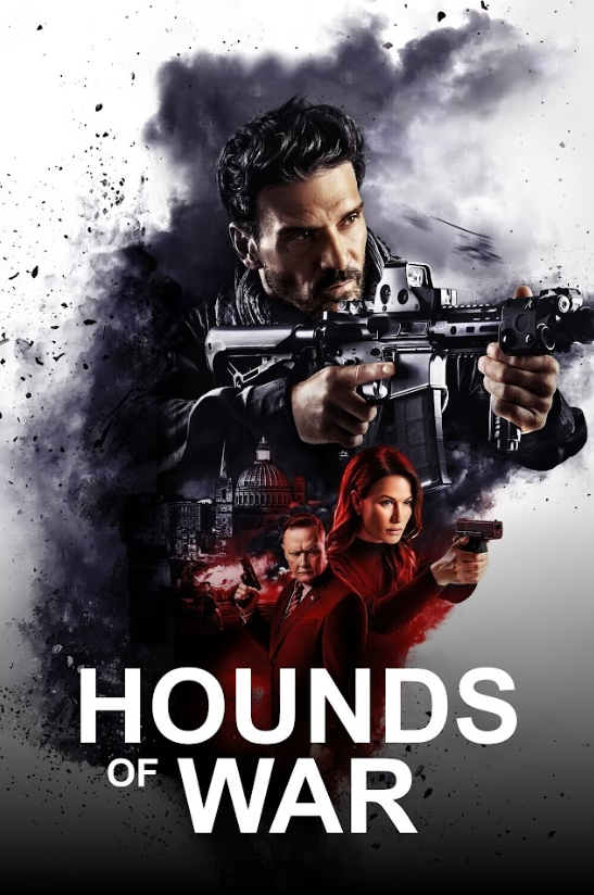 Hounds of War (2024) Movie Poster 24x36 Action Thriller, Intense Warfare