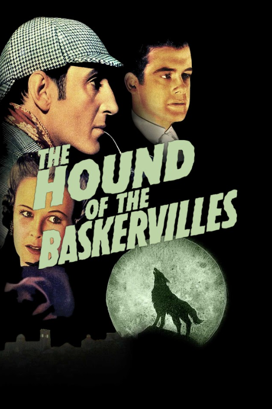 The Hound of the Baskervilles 1939 Poster 24x36 - Sherlock Holmes Classic Myster