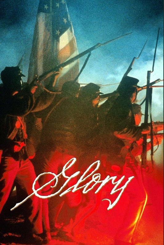 Glory 1989 Movie Poster 24x36 - Morgan Freeman, Civil War Story, Historical Mast - PosterFire.com