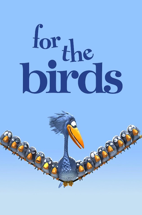 For the Birds (2000) 24x36 Movie Poster, Animated Short Film, Rare Vintage Art