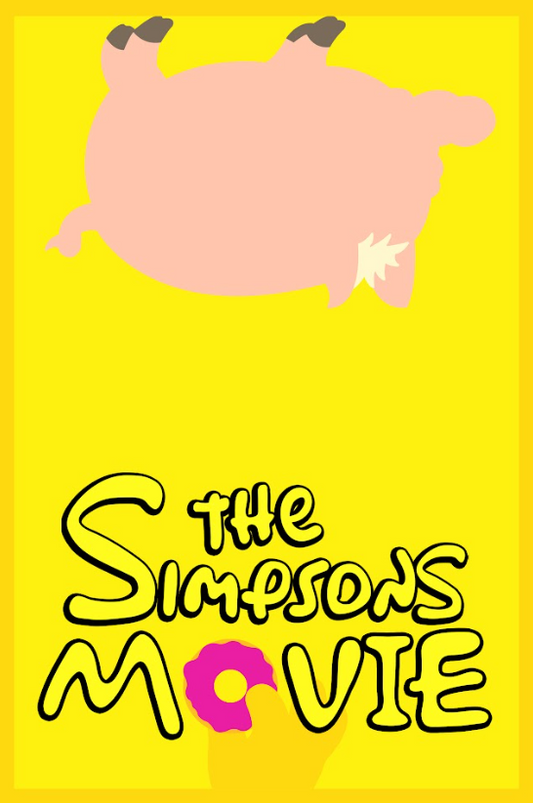 The Simpsons Movie 2007 Movie Poster 24x36 - Animated Comedy Family Adventure - PosterFire.com