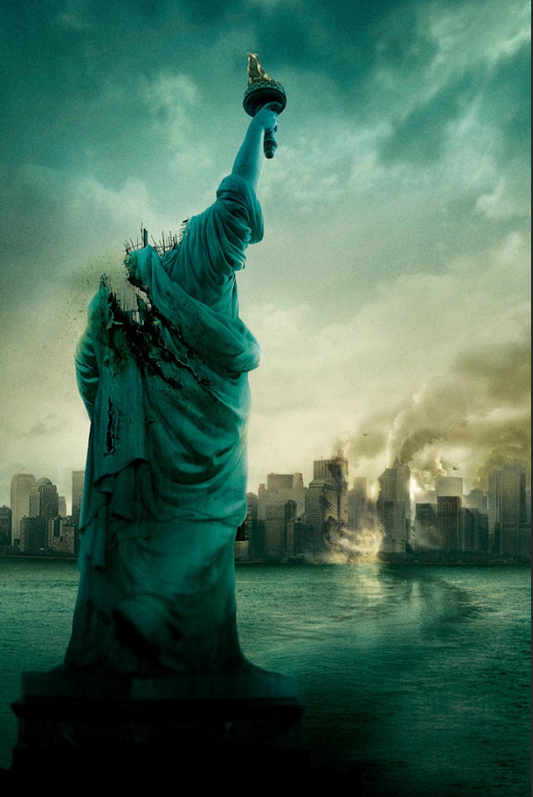 Cloverfield 2008 Poster 24x36 - Monster Thriller, Found Footage Sci-Fi, Intense - PosterFire.com