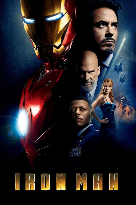 Iron Man 2008 Movie Poster 24x36 - Marvel Superhero, Action Adventure, Tony Star - PosterFire.com