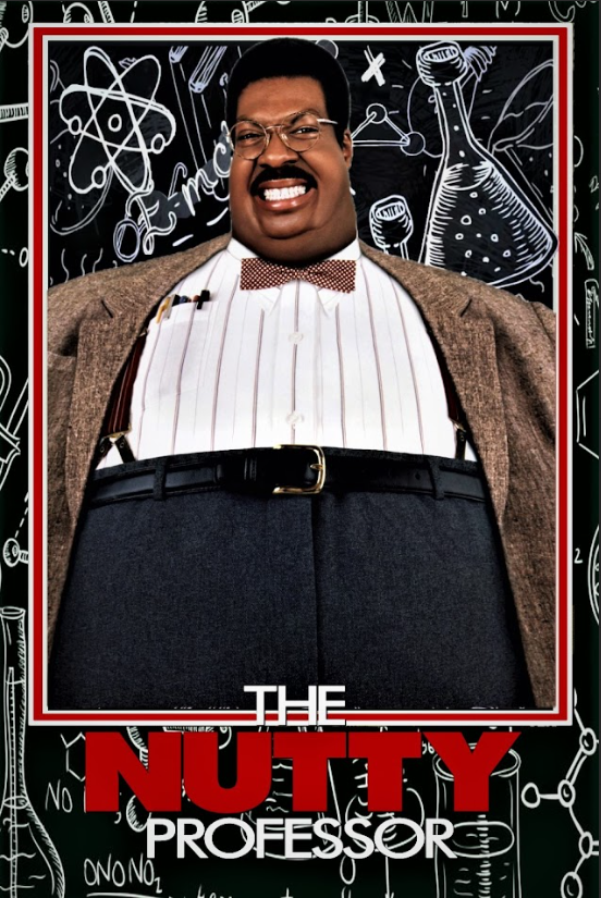 The Nutty Professor 1996 Poster 24x36 - Eddie Murphy Comedy Classic Transformati - PosterFire.com