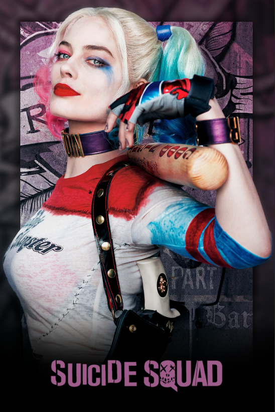 Suicide Squad (2016) 24x36 Movie Poster, Margot Robbie, Action Adventure, Rare - PosterFire.com