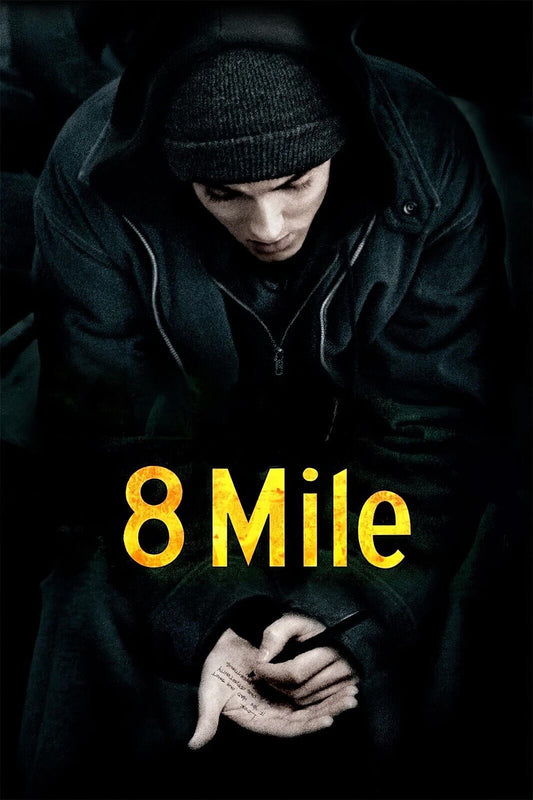 8 Mile Movie Poster - Eminem & Kim Basinger, 2002, 24x36 for rap 50 cent hip hop - PosterFire.com