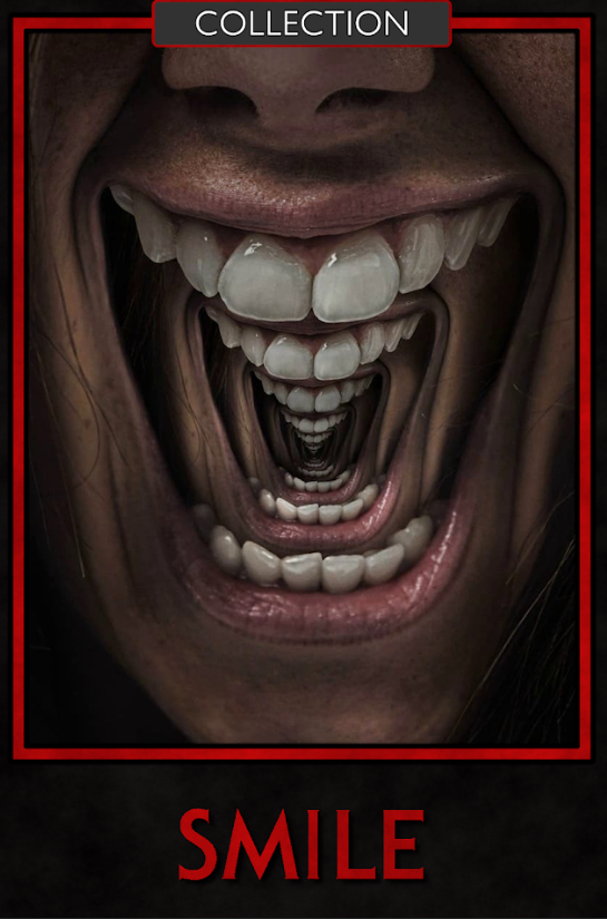 Smile Collection 2024 Poster 24x36 - Horror Film Series, Creepy Smile Curse