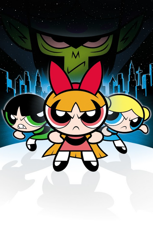 The Powerpuff Girls Movie 2002 Poster 24x36 - Animated Action Superhero Sisters