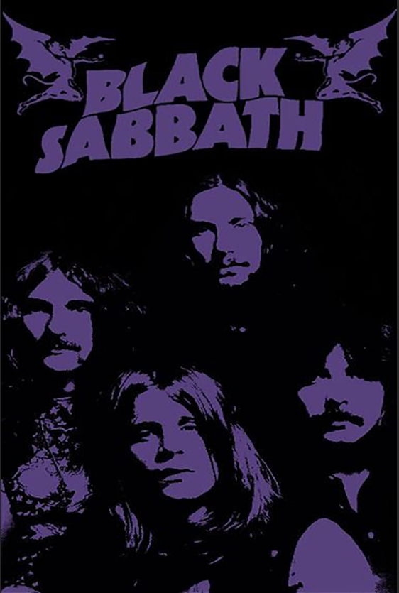 Black Sabbath 24x36 Poster Ozzy Osbourne Heavy Metal Band Vintage Artwork Iconic - PosterFire.com