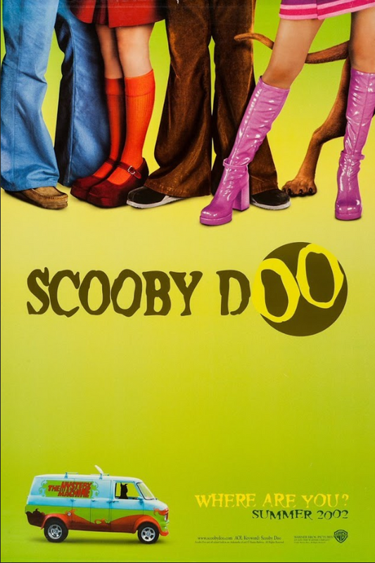 2002 Scooby-Doo Movie Poster 24x36 Iconic Mystery Adventure Comedy Film