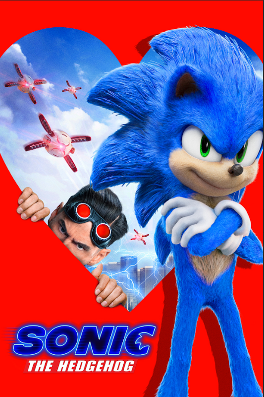 Sonic the Hedgehog 2020 Poster 24x36 - Action Adventure Family Fun Sega Classic - PosterFire.com