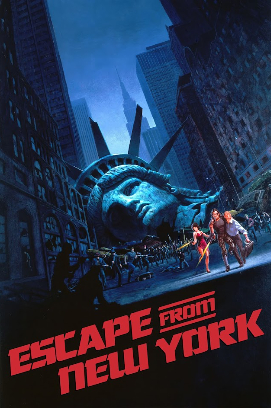 1981 Escape from New York Movie Poster 24x36 Kurt Russell Cult Classic Sci-Fi