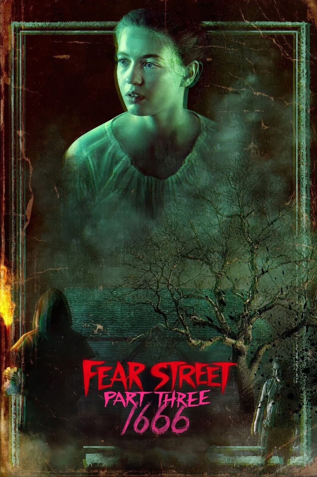 Fear Street 1666 2021 Movie Poster 24x36 - Horror Trilogy Finale