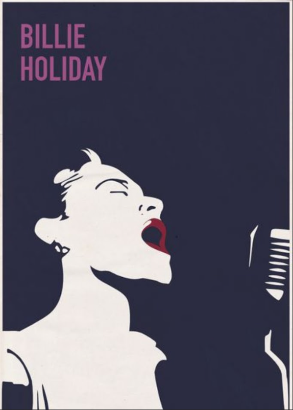 Billie Holiday Poster 24x36 - Jazz Icon, Classic Portrait, Rare Art - PosterFire.com