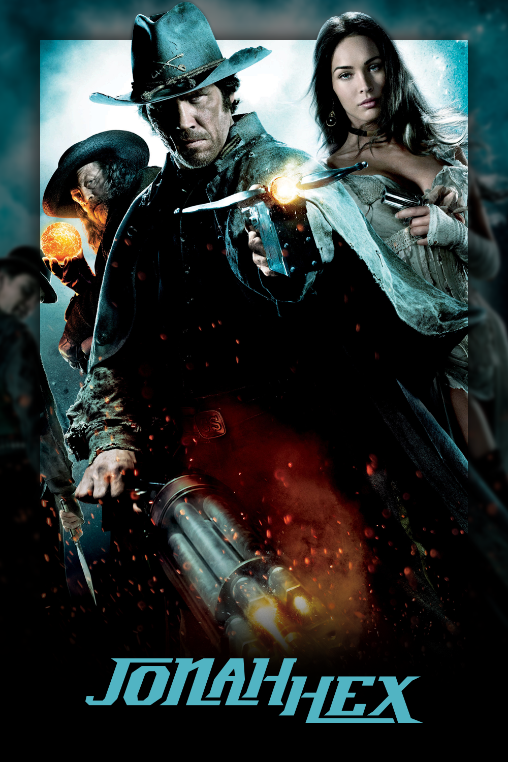 Jonah Hex 2010 Movie Poster 24x36 Western Action Megan Fox Josh Brolin Print - PosterFire.com