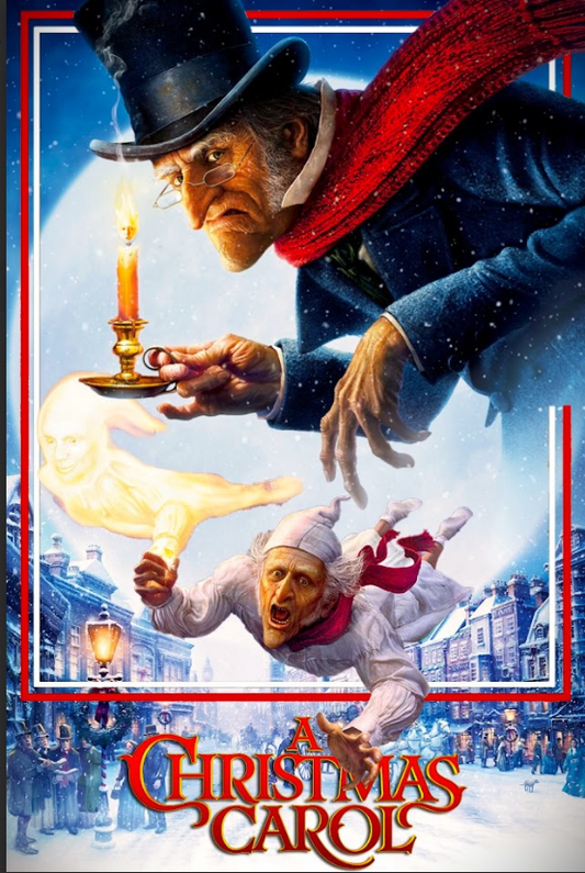 A Christmas Carol (2009) Movie Poster - 24x36 | Jim Carrey | Animated Holiday