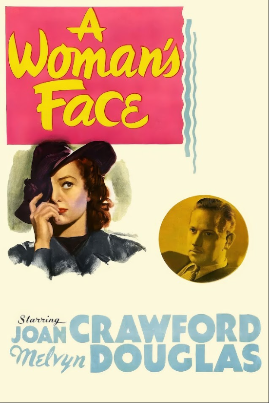 A Woman's Face (1941) Poster - 24x36 | Joan Crawford | Classic Film Noir Art - PosterFire.com