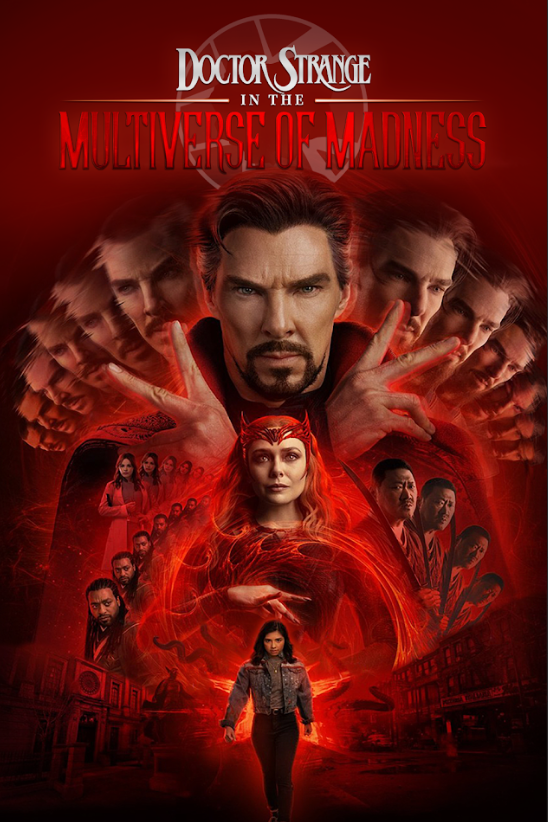 Doctor Strange in the Multiverse of Madness (2022) 24x36 Poster Marvel Superhero - PosterFire.com