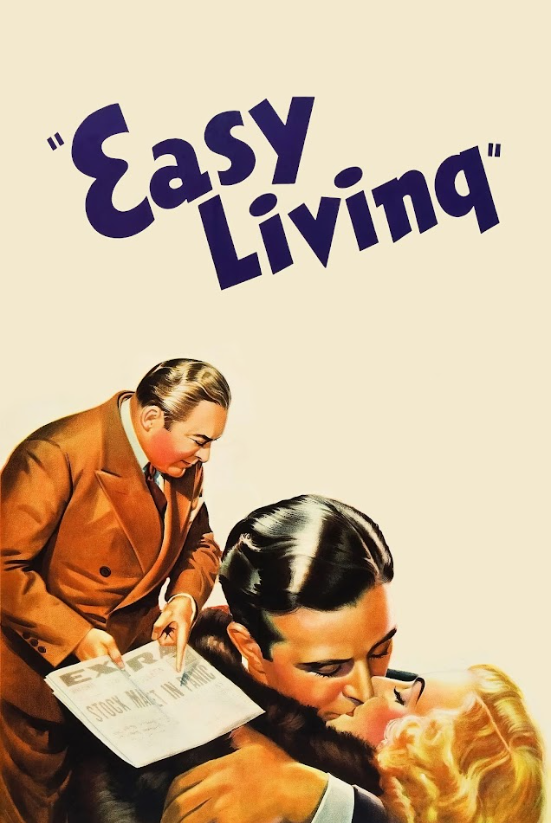 Easy Living (1937) Movie Poster 24x36 Classic Screwball Comedy, Jean Arthur - PosterFire.com