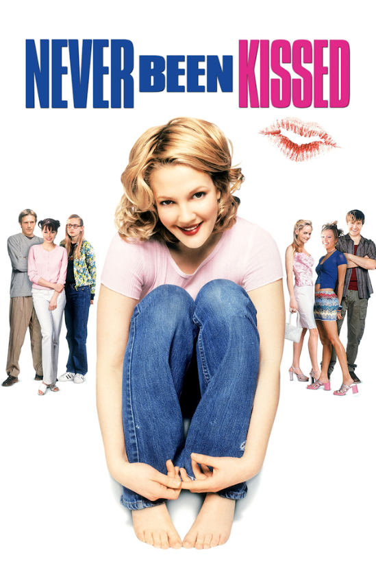 Never Been Kissed 1999 Poster 24x36 - Romantic Comedy Drew Barrymore High School - PosterFire.com