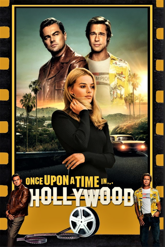 Once Upon a Time... in Hollywood 2019 Poster 24x36 - Quentin Tarantino Drama - PosterFire.com